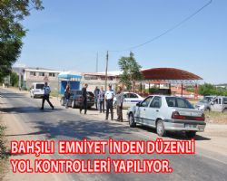 BAHILI EMNYET EKPLERNDEN YOL KONTROLLER